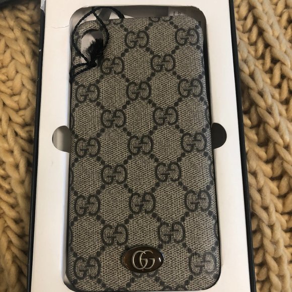GUCCI AUTHENTIC NWT iPhone X Case w Original GUCCI Box